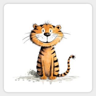 Cute baby tiger Sticker